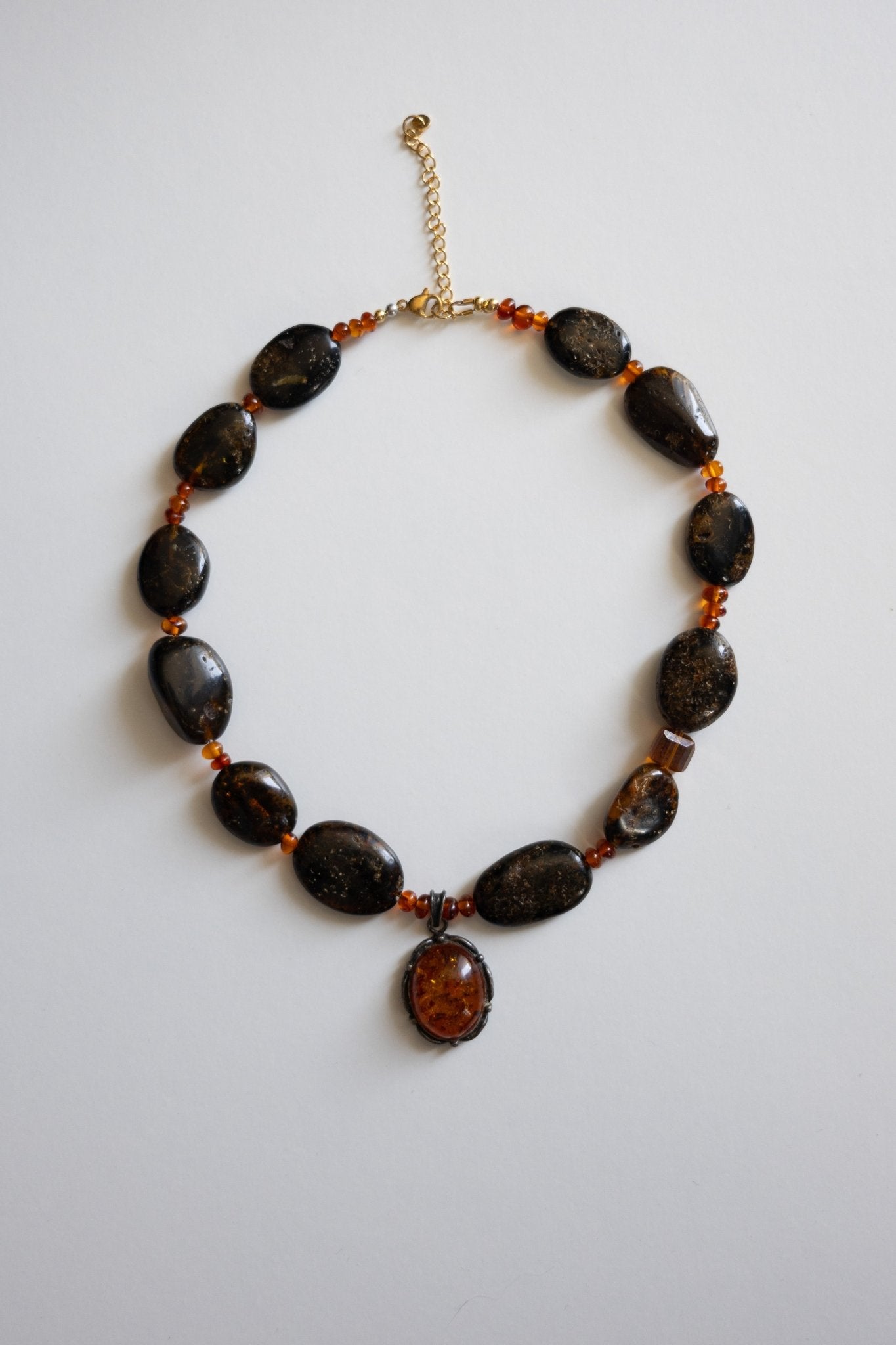 Collier Ambre Fossile - Maison Zélie