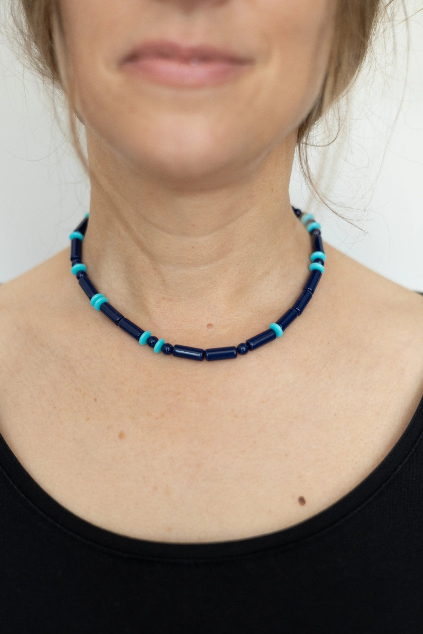 Collier Bleu Riviera - Maison Zélie