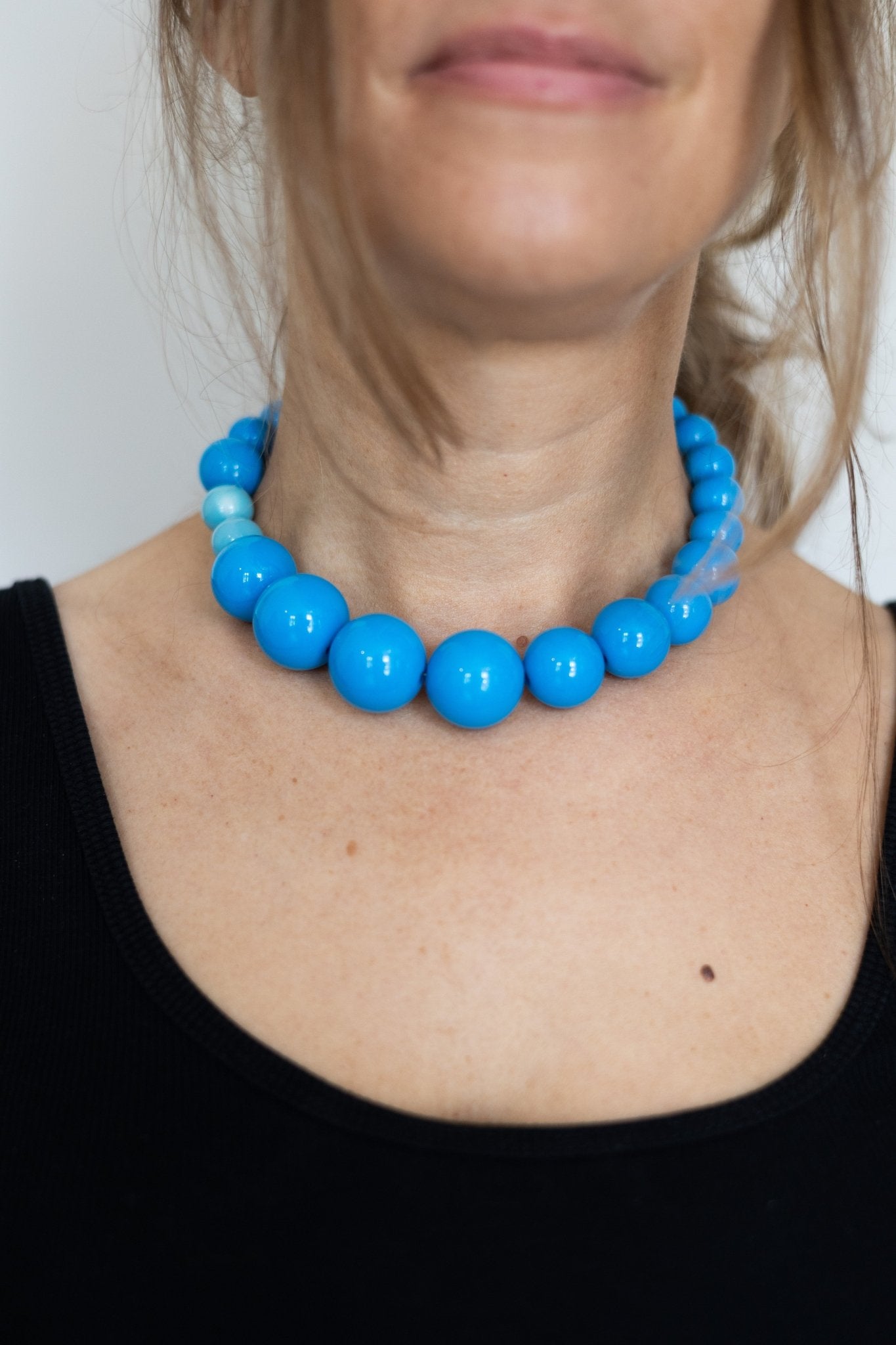 Collier en perles Blue Malibu - Maison Zélie
