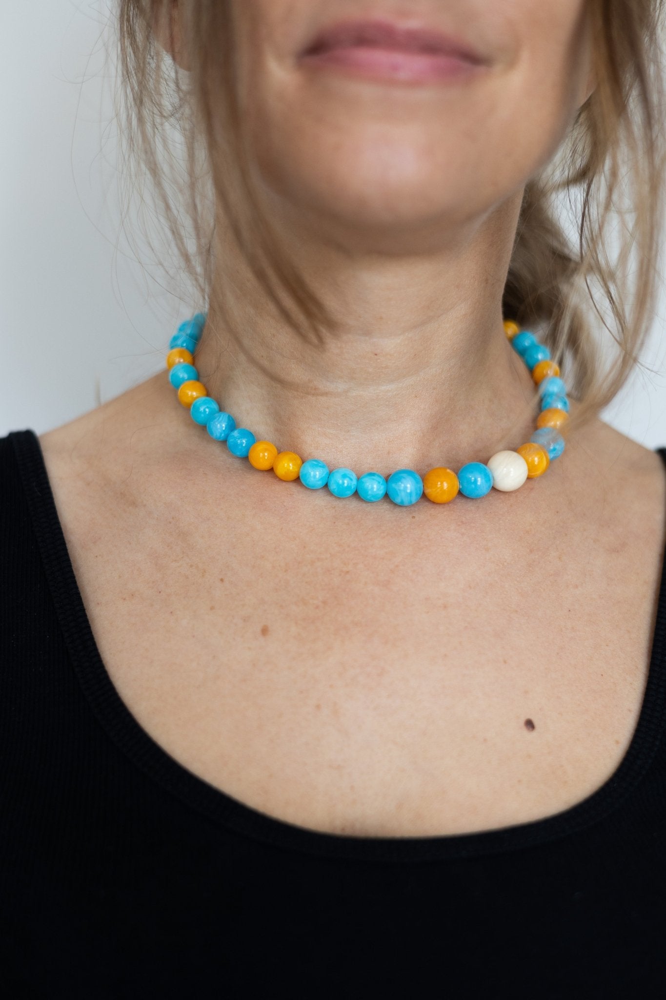 Collier en perles Côte d’Azur - Maison Zélie