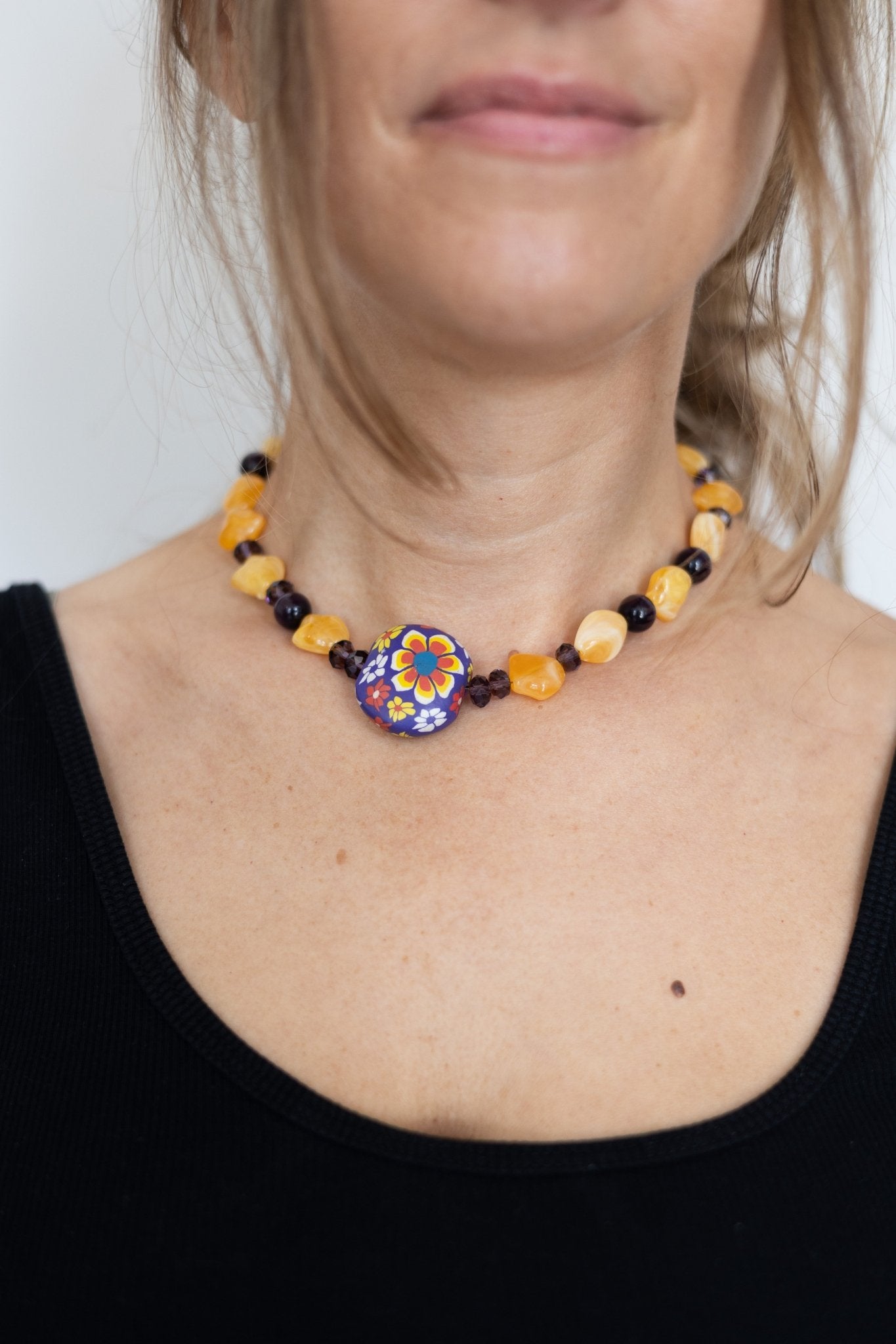 Collier en perles Fleur de Lune - Maison Zélie