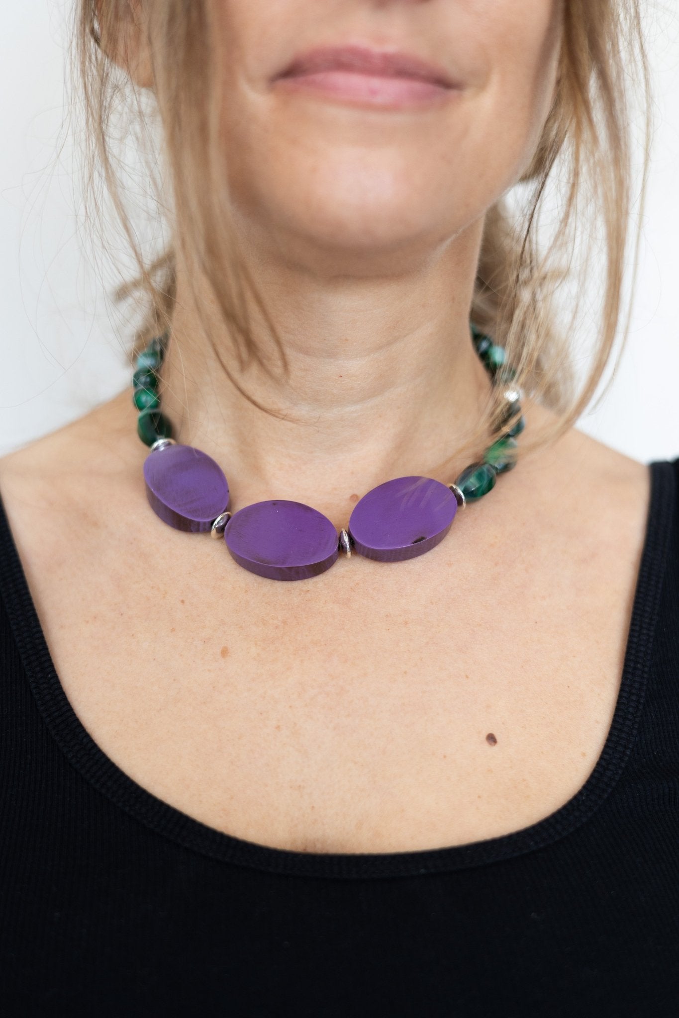 Collier Forêt Pourpre - Maison Zélie