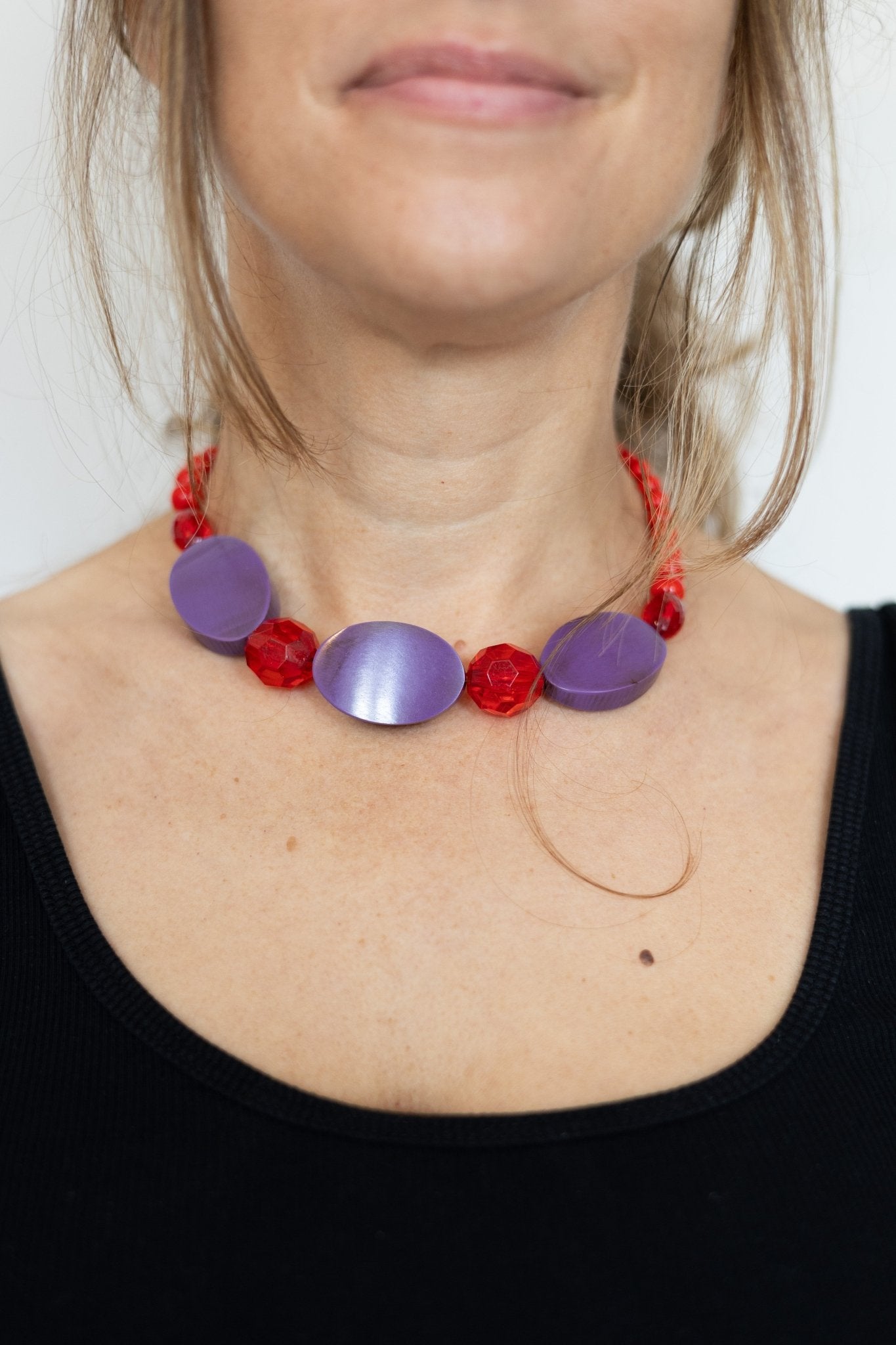 Collier Framboise Électrique - Maison Zélie