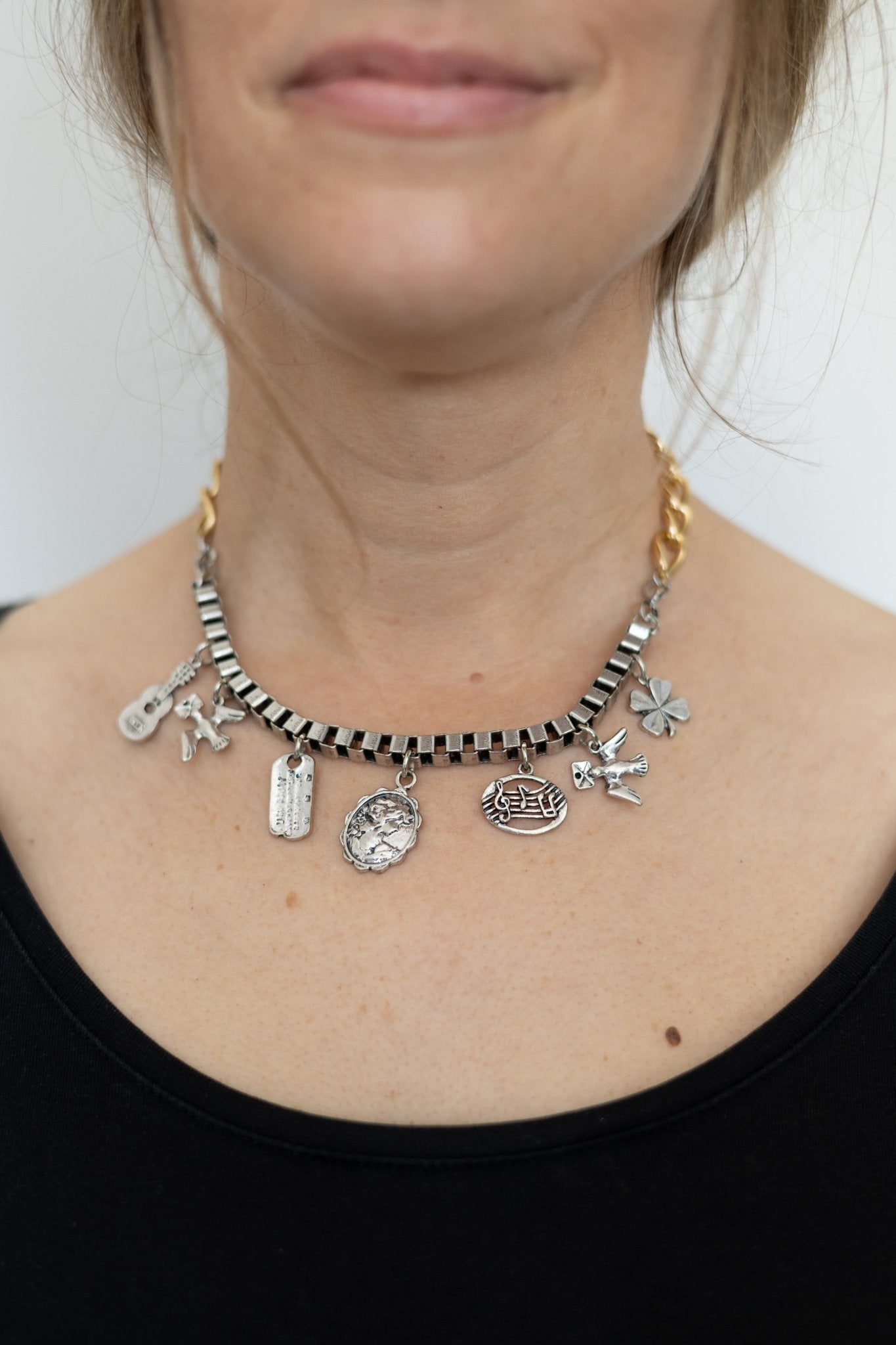 Collier Grigri d’Acier - Maison Zélie