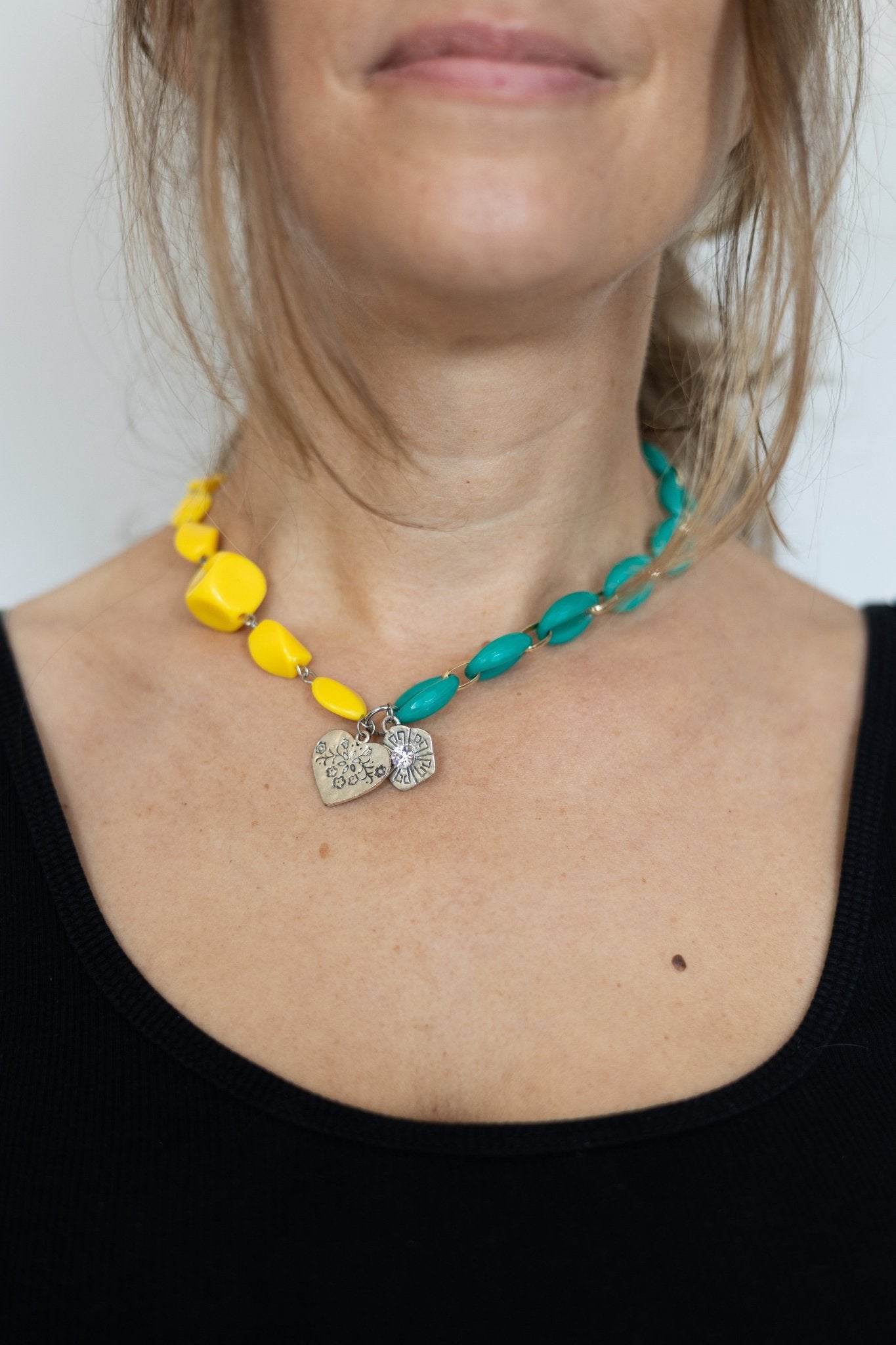 Collier Mimosa Menthe - Maison Zélie