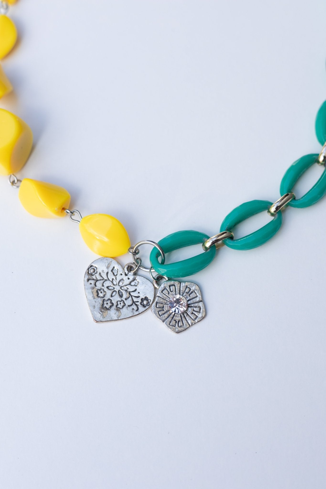Collier Mimosa Menthe - Maison Zélie
