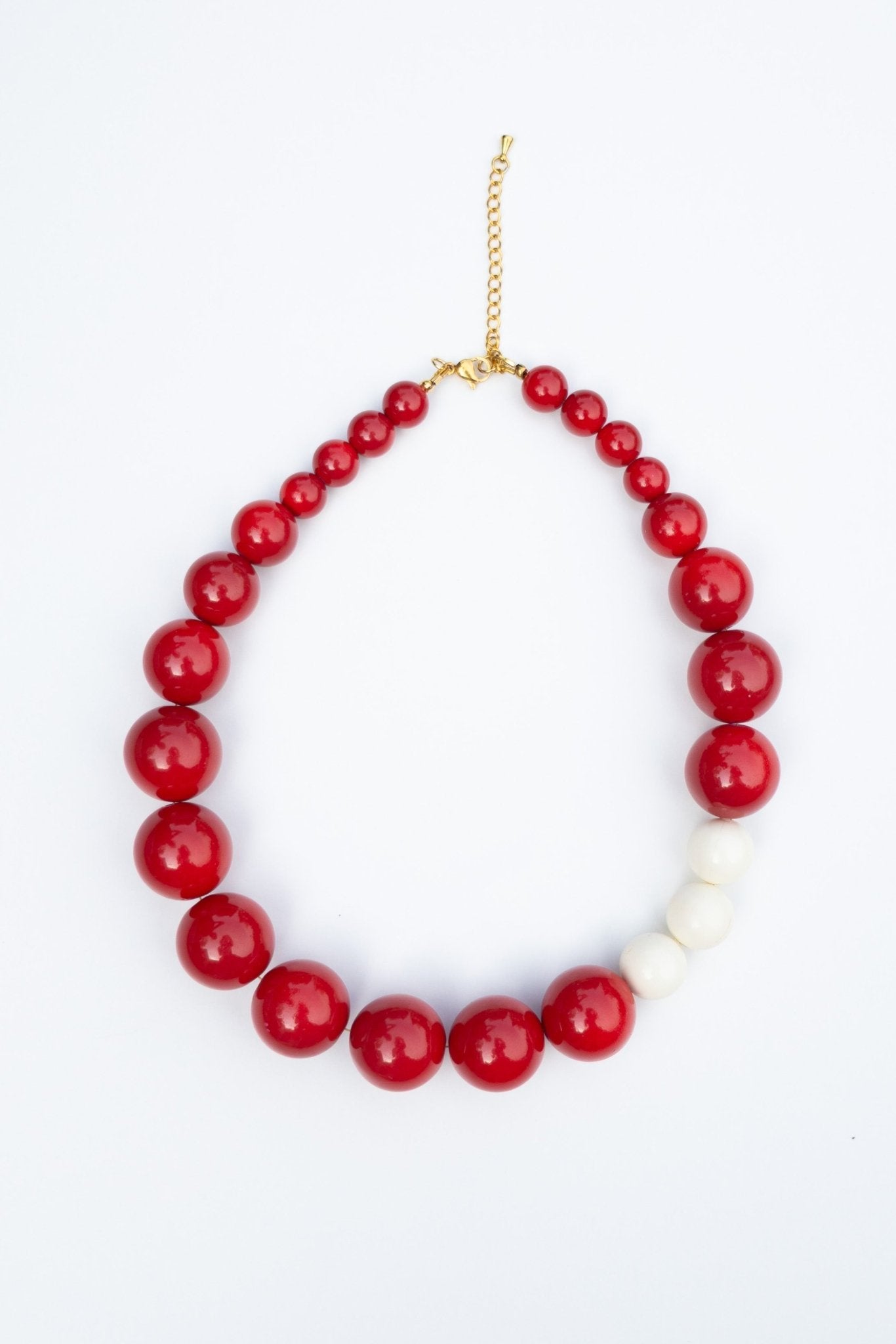 Collier perles Cerise au lait - Maison Zélie