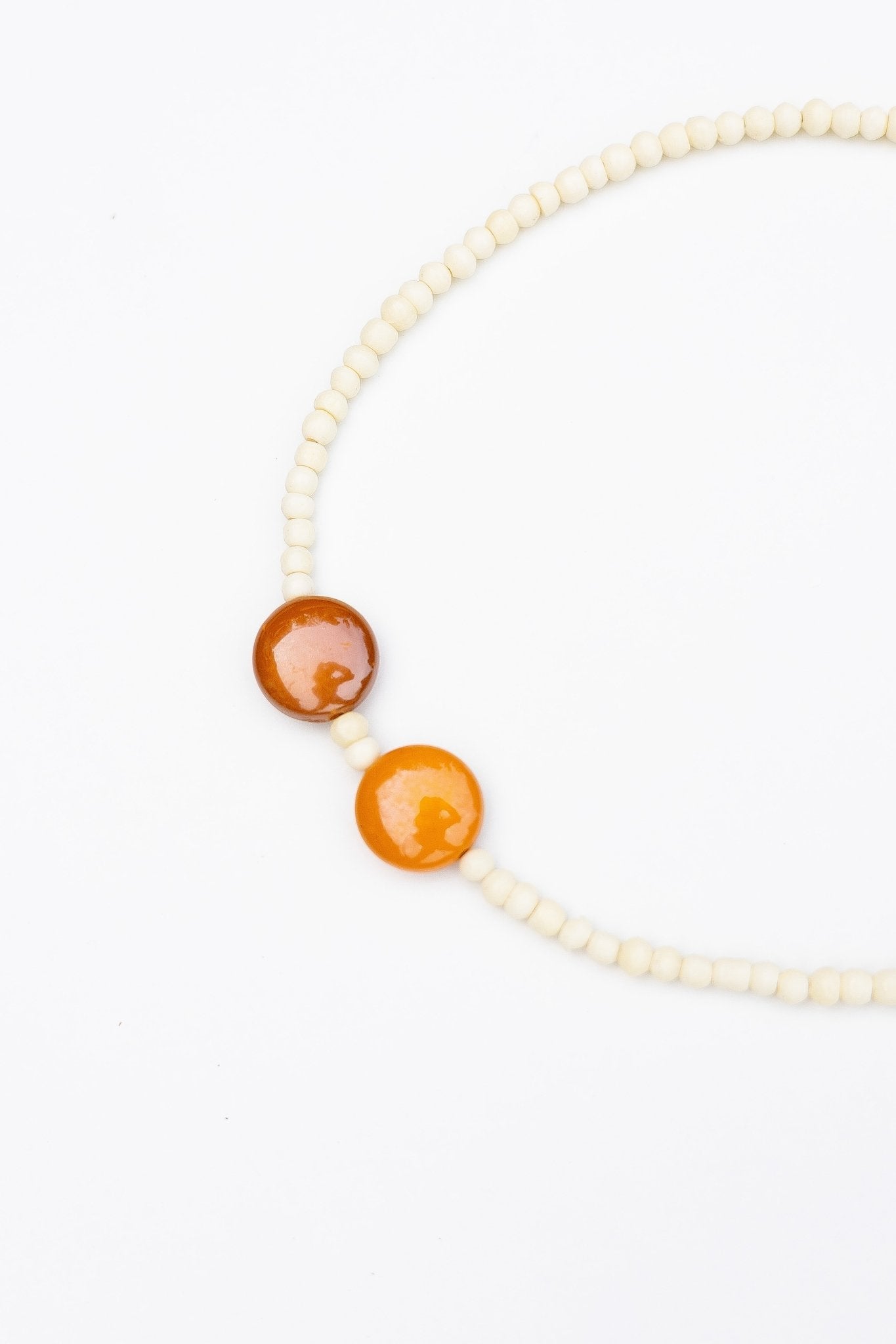 Collier perles Duo Caramel - Maison Zélie