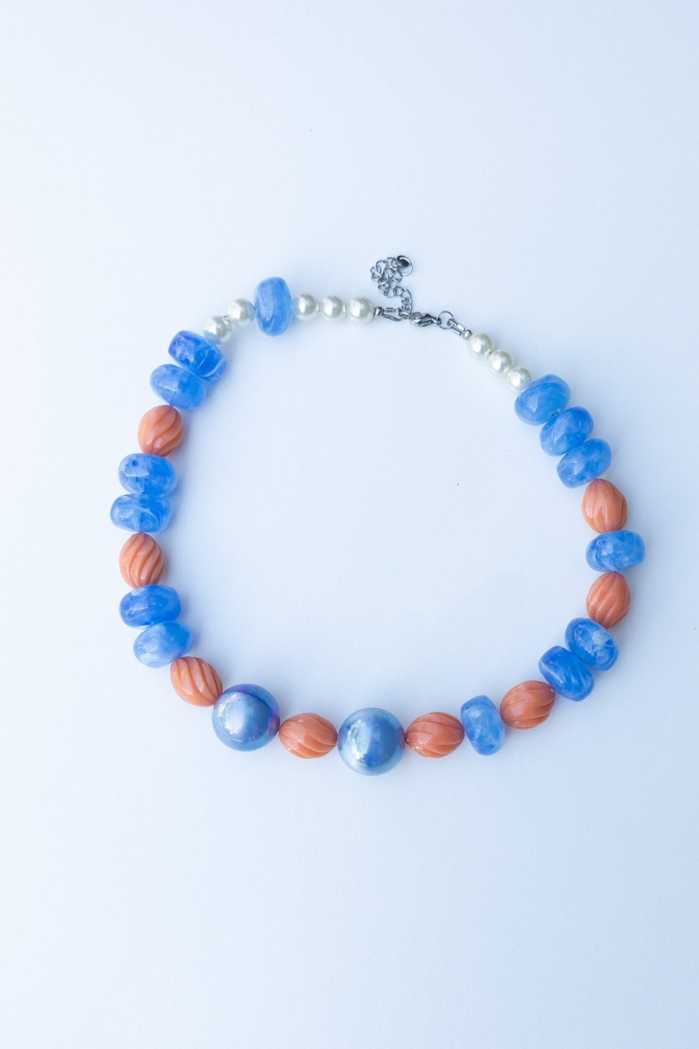 Collier perles Écume et corail - Maison Zélie