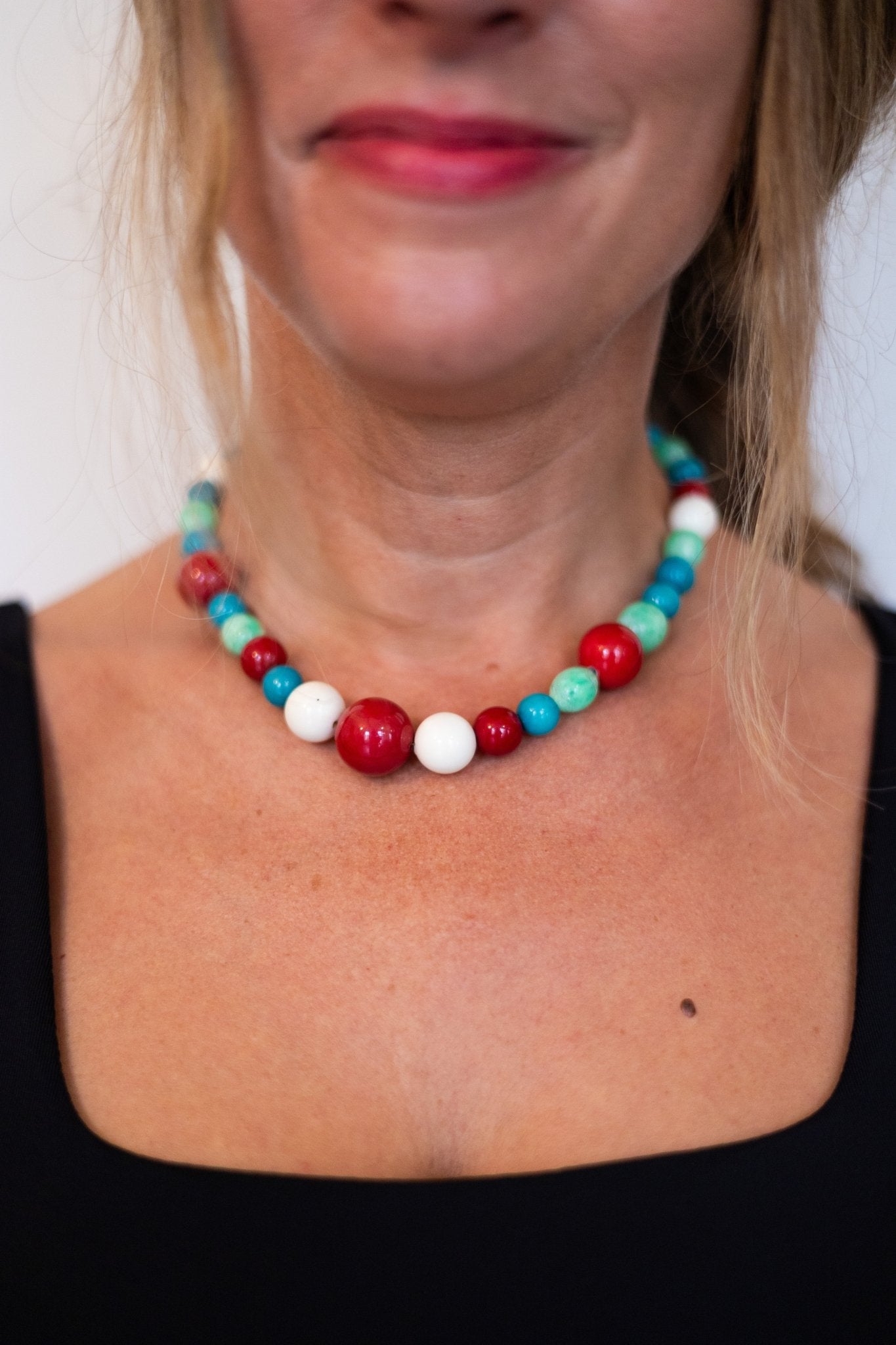 Collier perles Fruits rouges - Maison Zélie