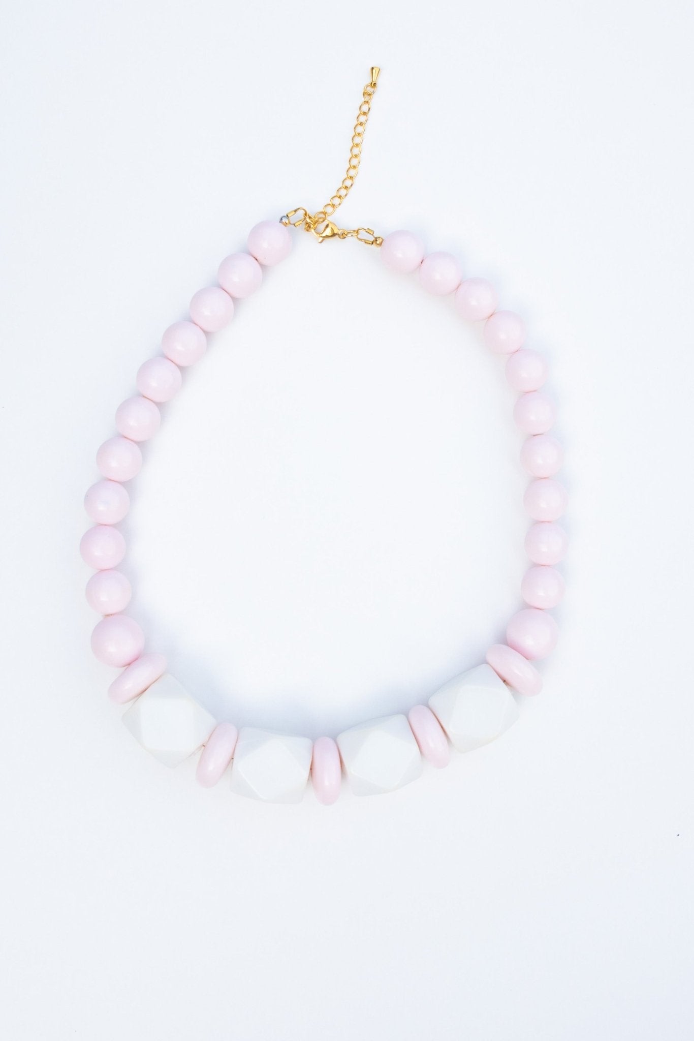 Collier perles Lait Fraise - Maison Zélie