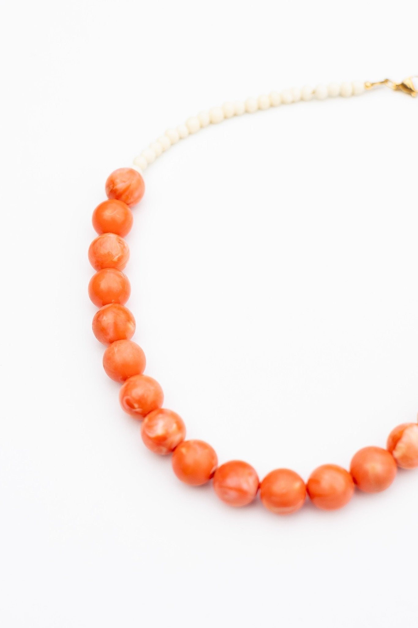 Collier perles Mandarine Vanille - Maison Zélie
