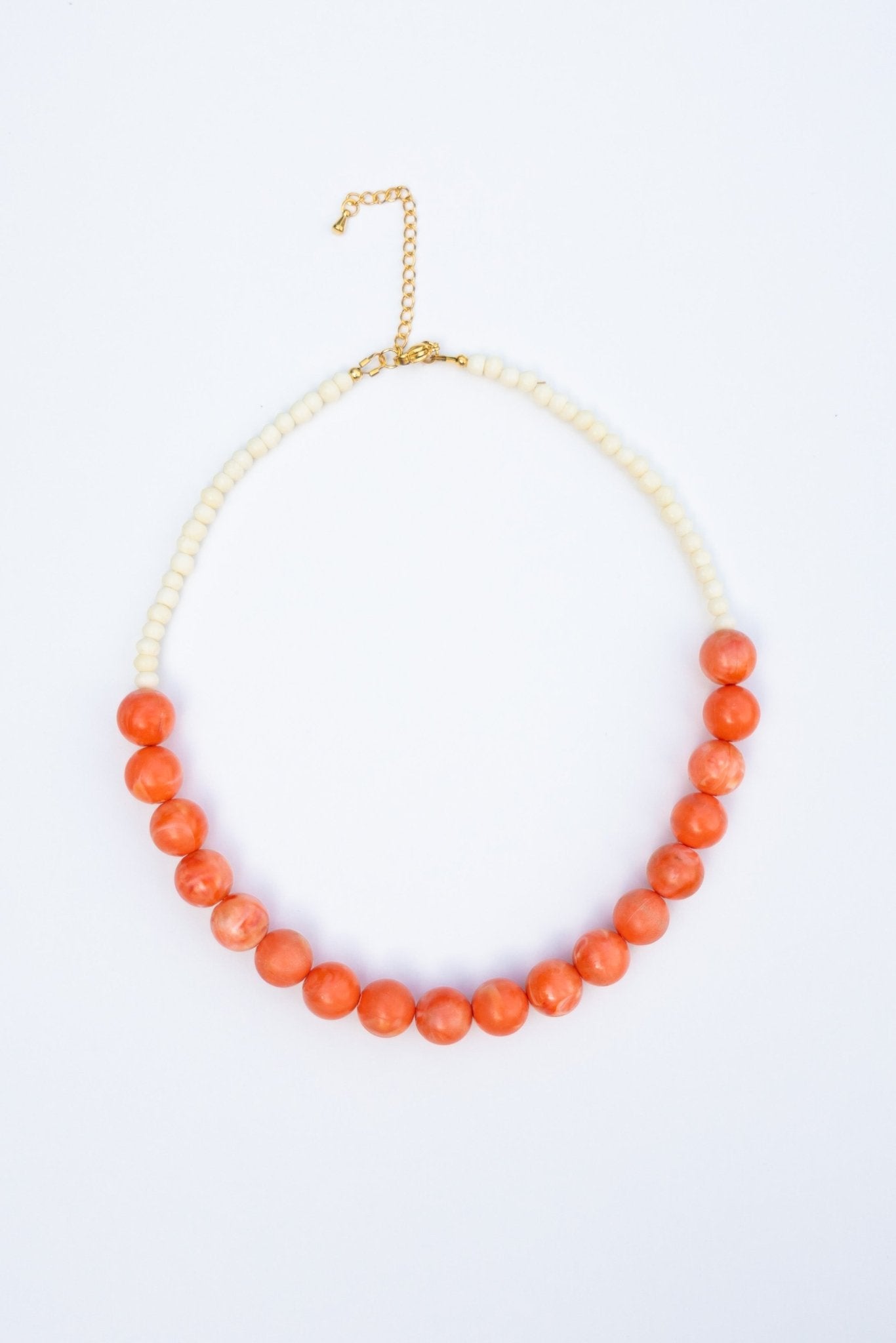 Collier perles Mandarine Vanille - Maison Zélie