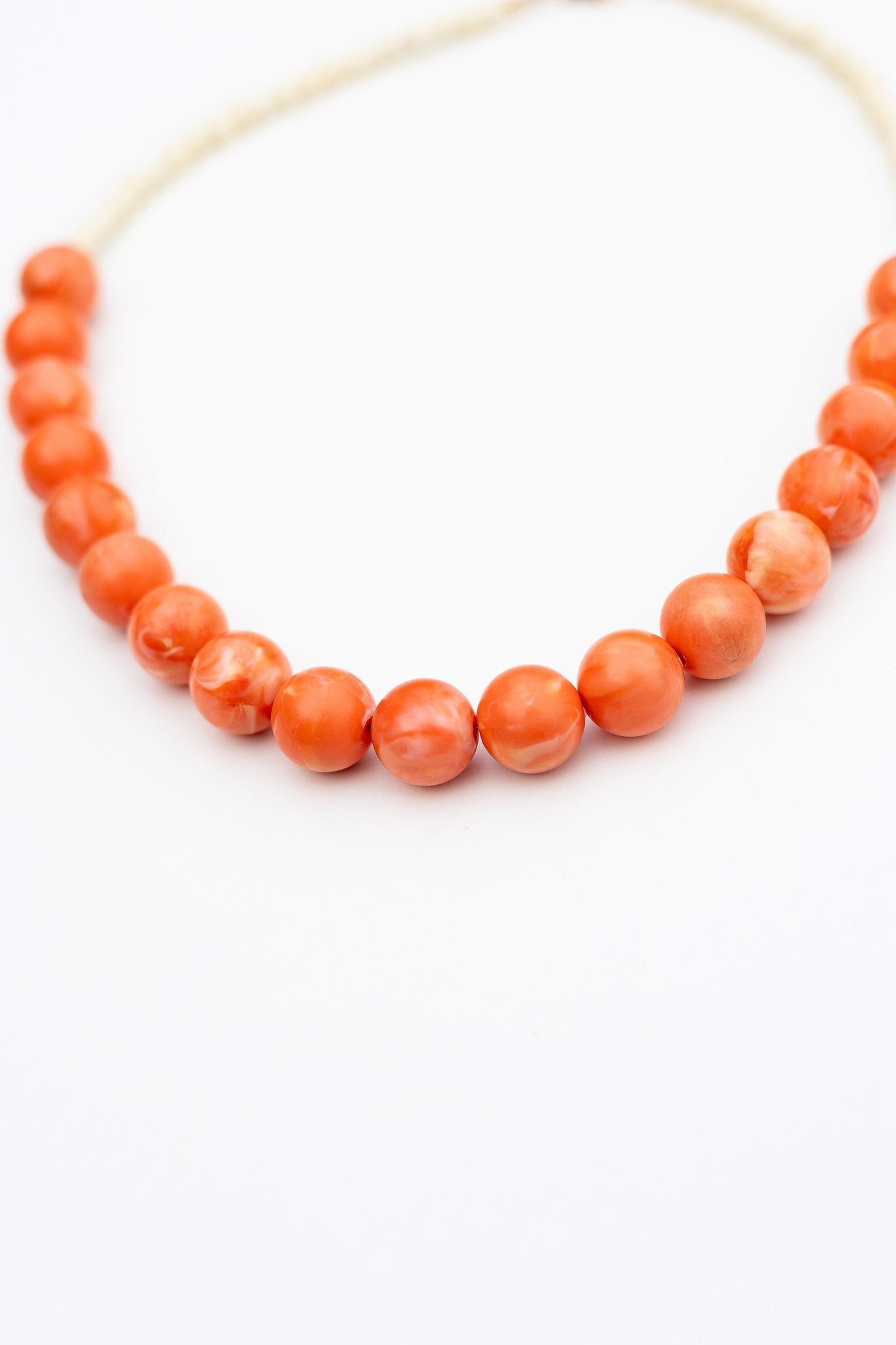 Collier perles Mandarine Vanille - Maison Zélie
