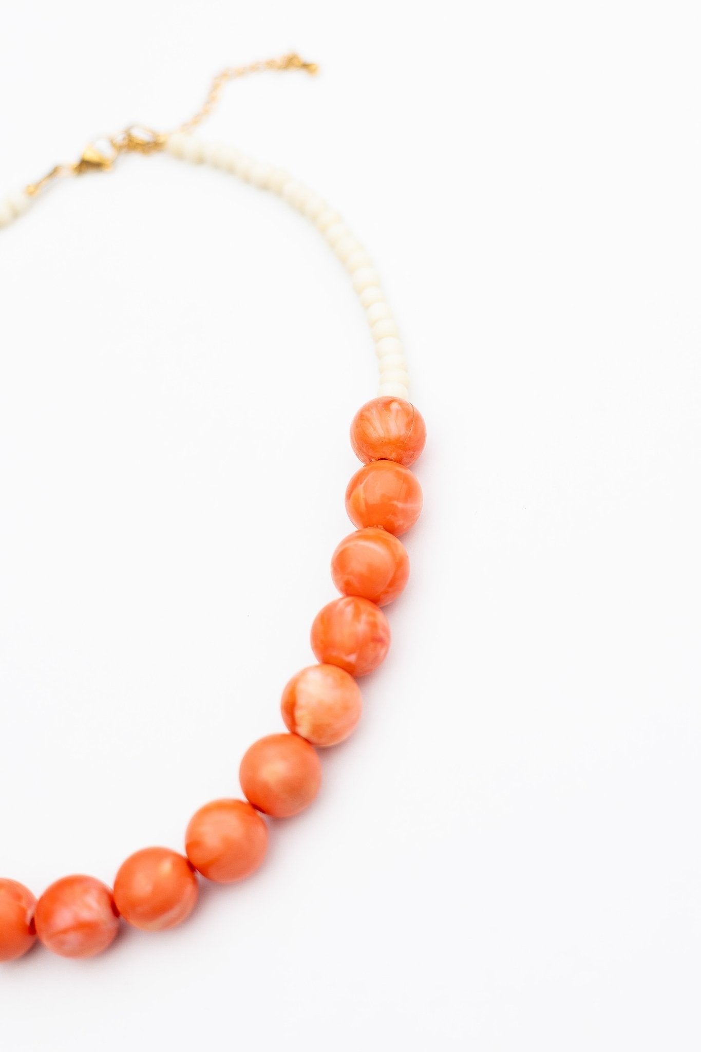 Collier perles Mandarine Vanille - Maison Zélie