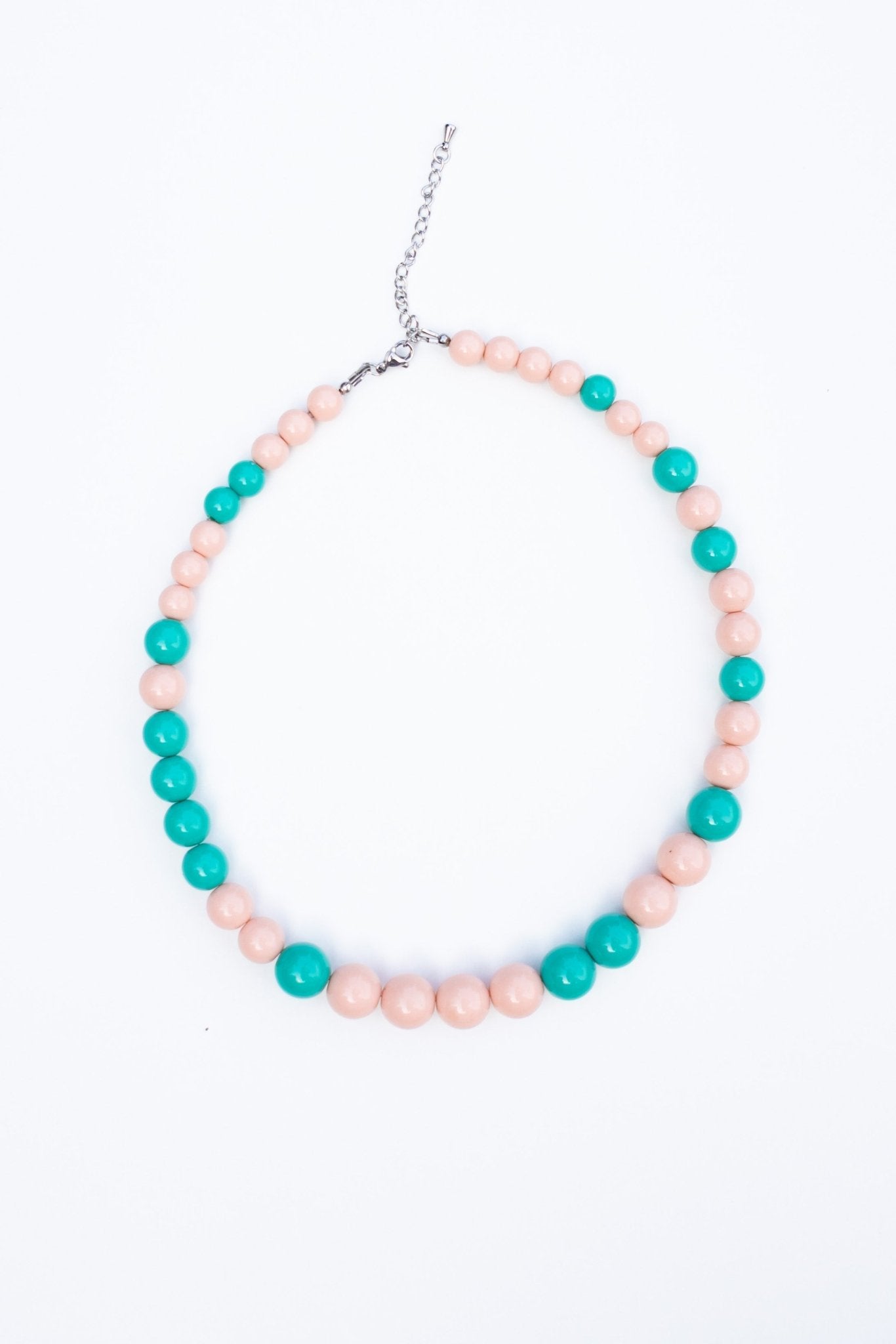 Collier perles Menthe Pêche - Maison Zélie