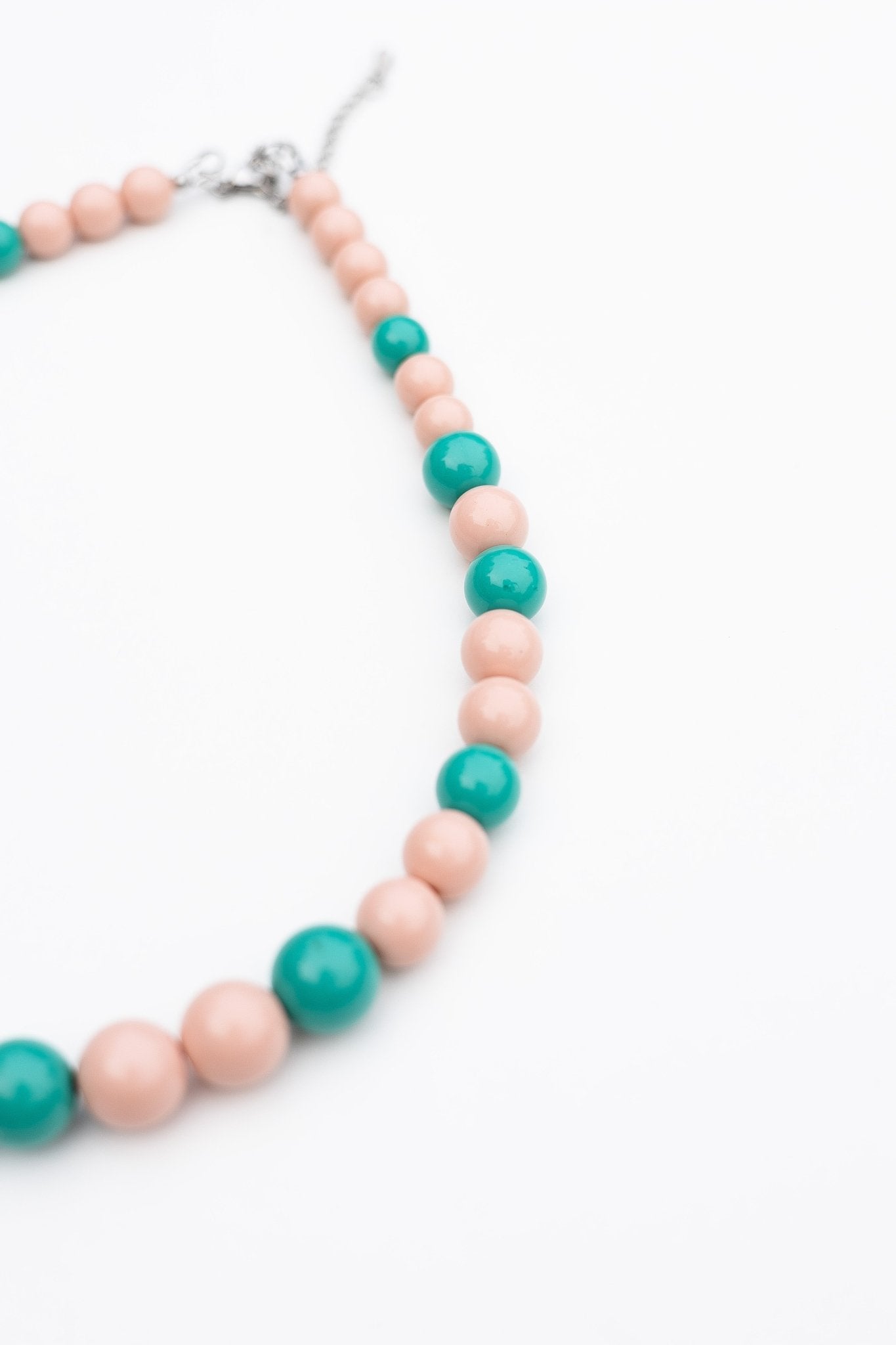 Collier perles Menthe Pêche - Maison Zélie