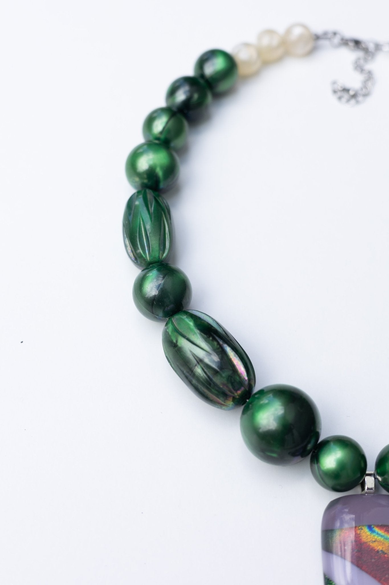 Collier perles Reflet Émeraude - Maison Zélie