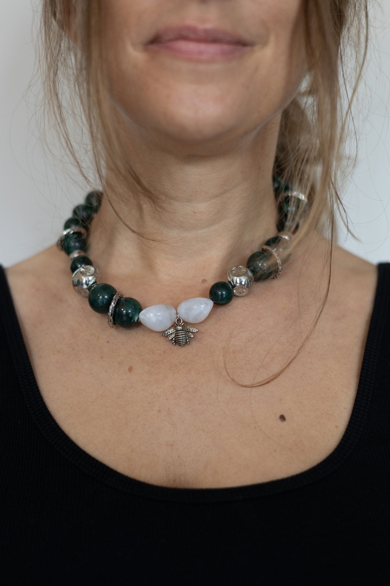 Collier perles Ruche sacrée - Maison Zélie