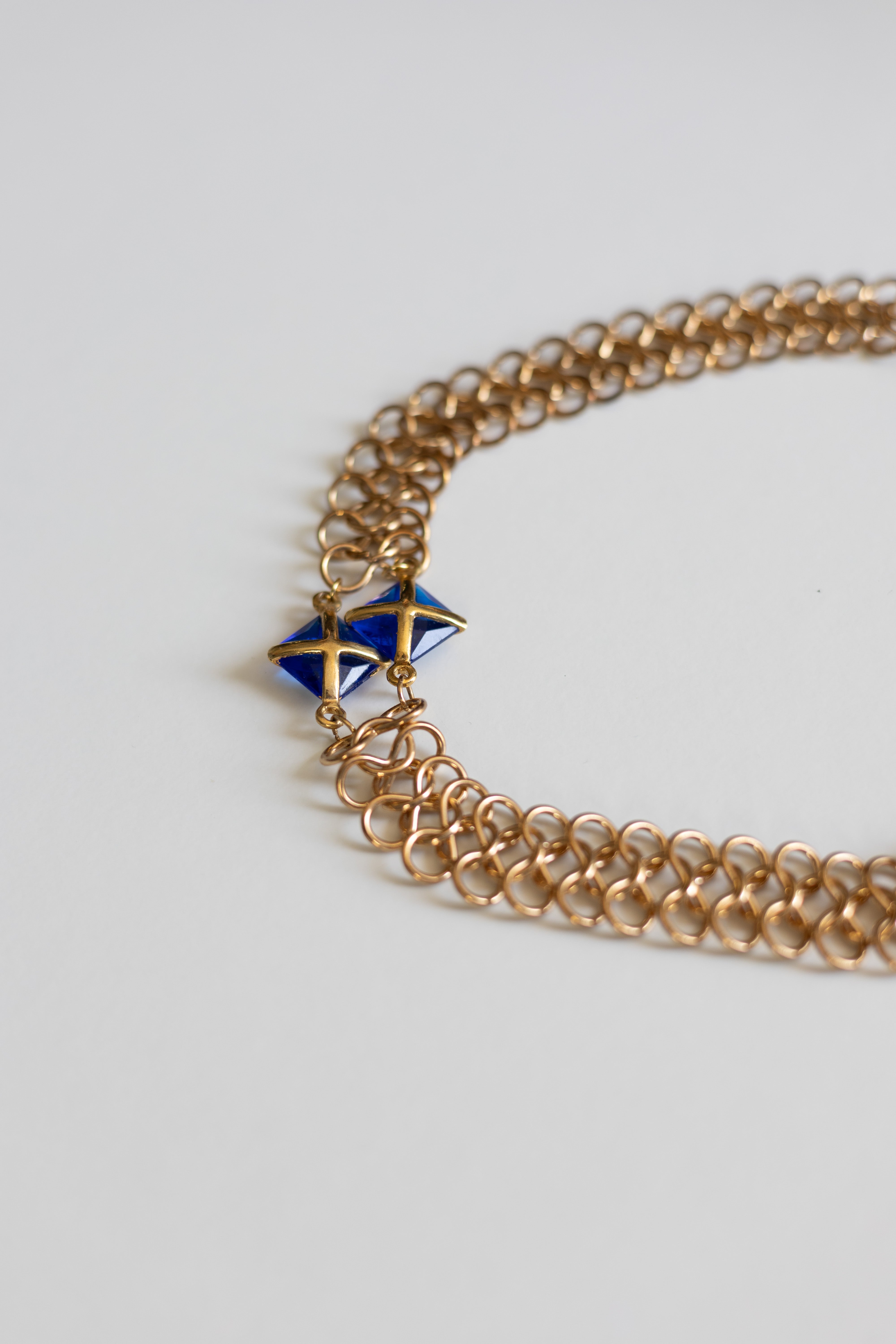 Gold Pyramid Necklace
