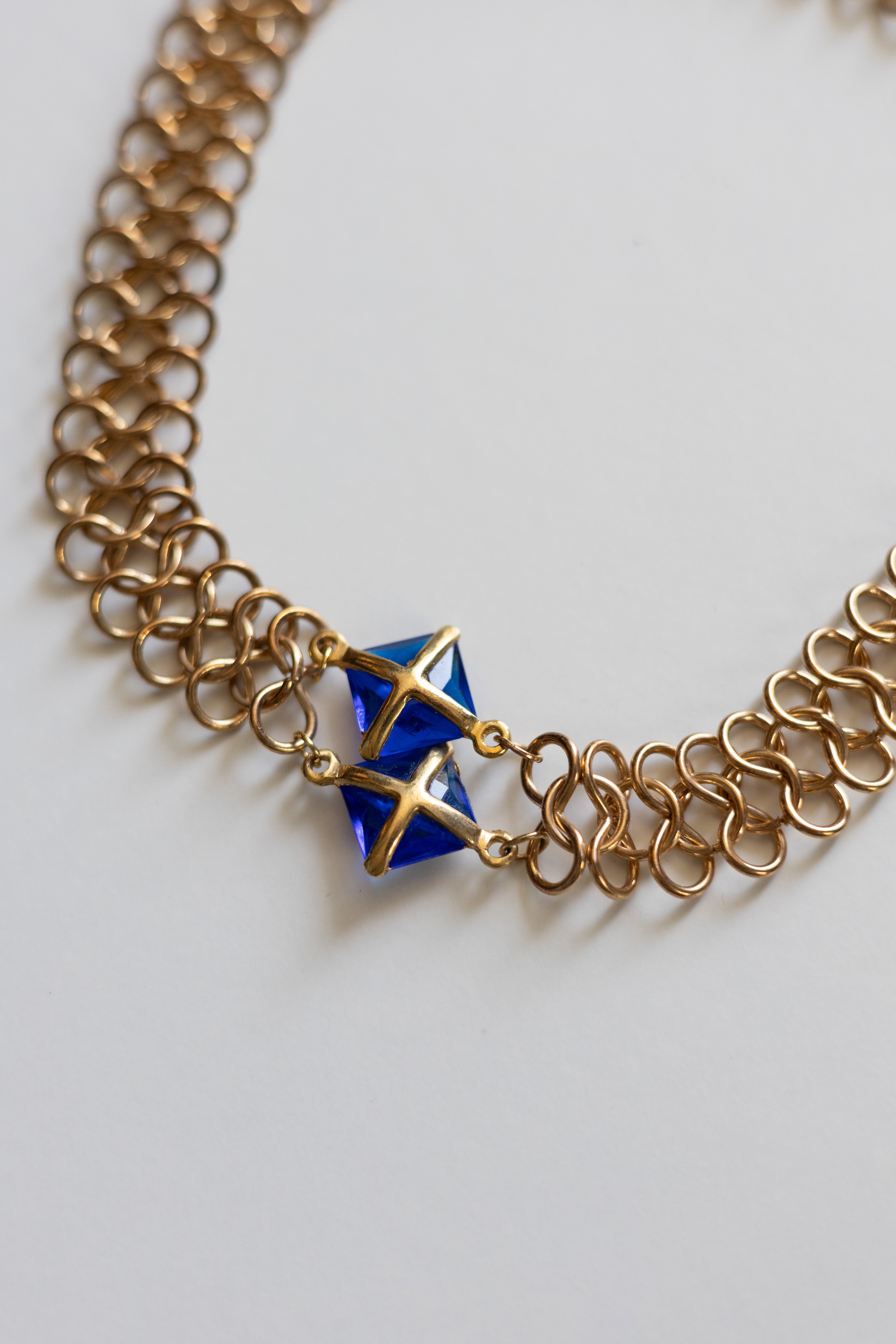 Gold Pyramid Necklace