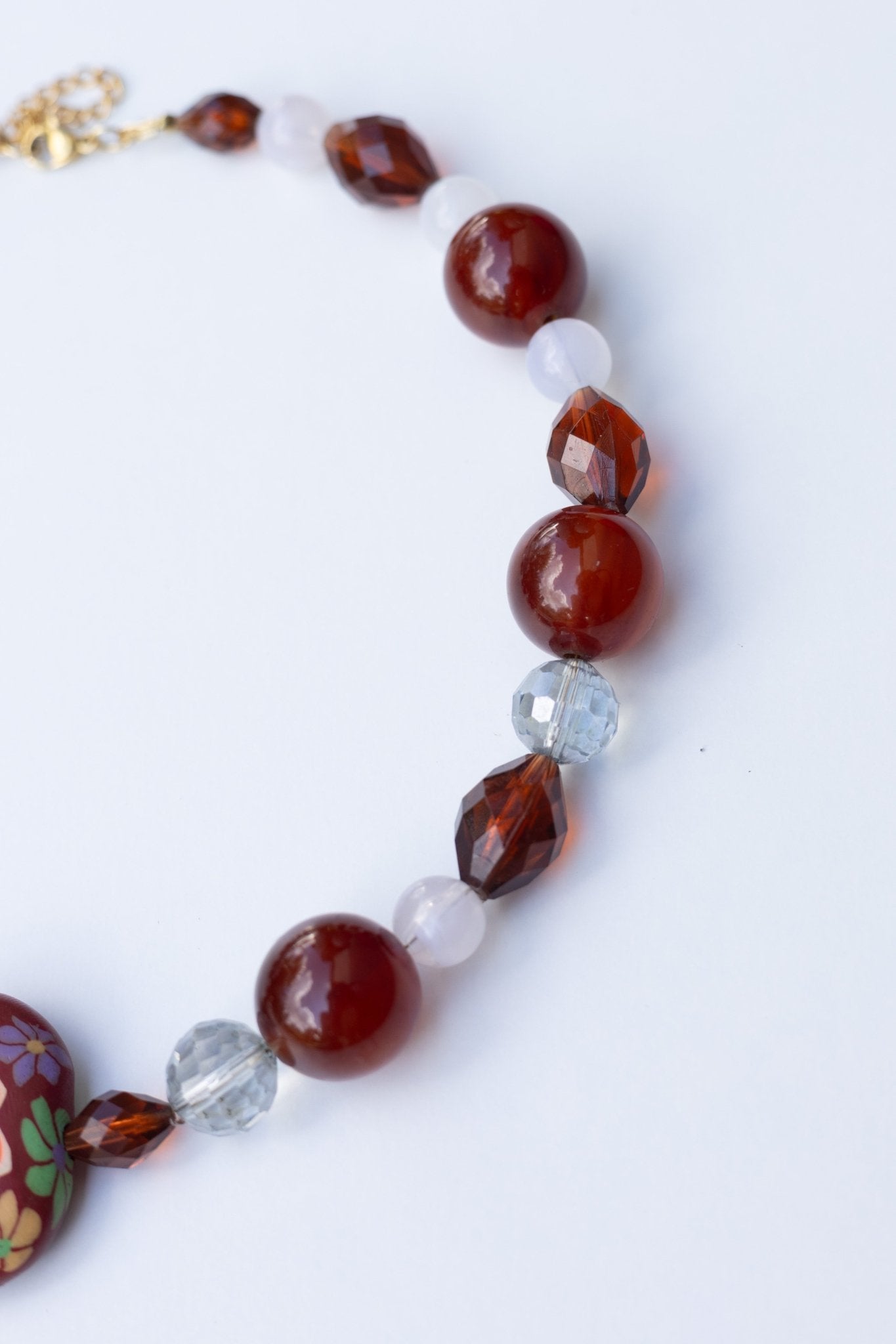 Collier en perles Coeur Fleuri - Maison Zélie