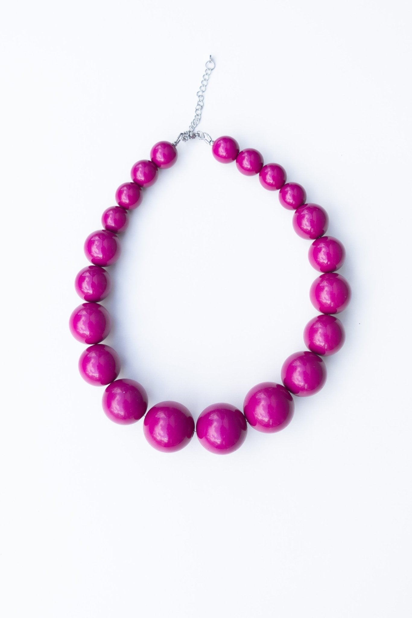 Collier en perles Fuchsia Twist - Maison Zélie
