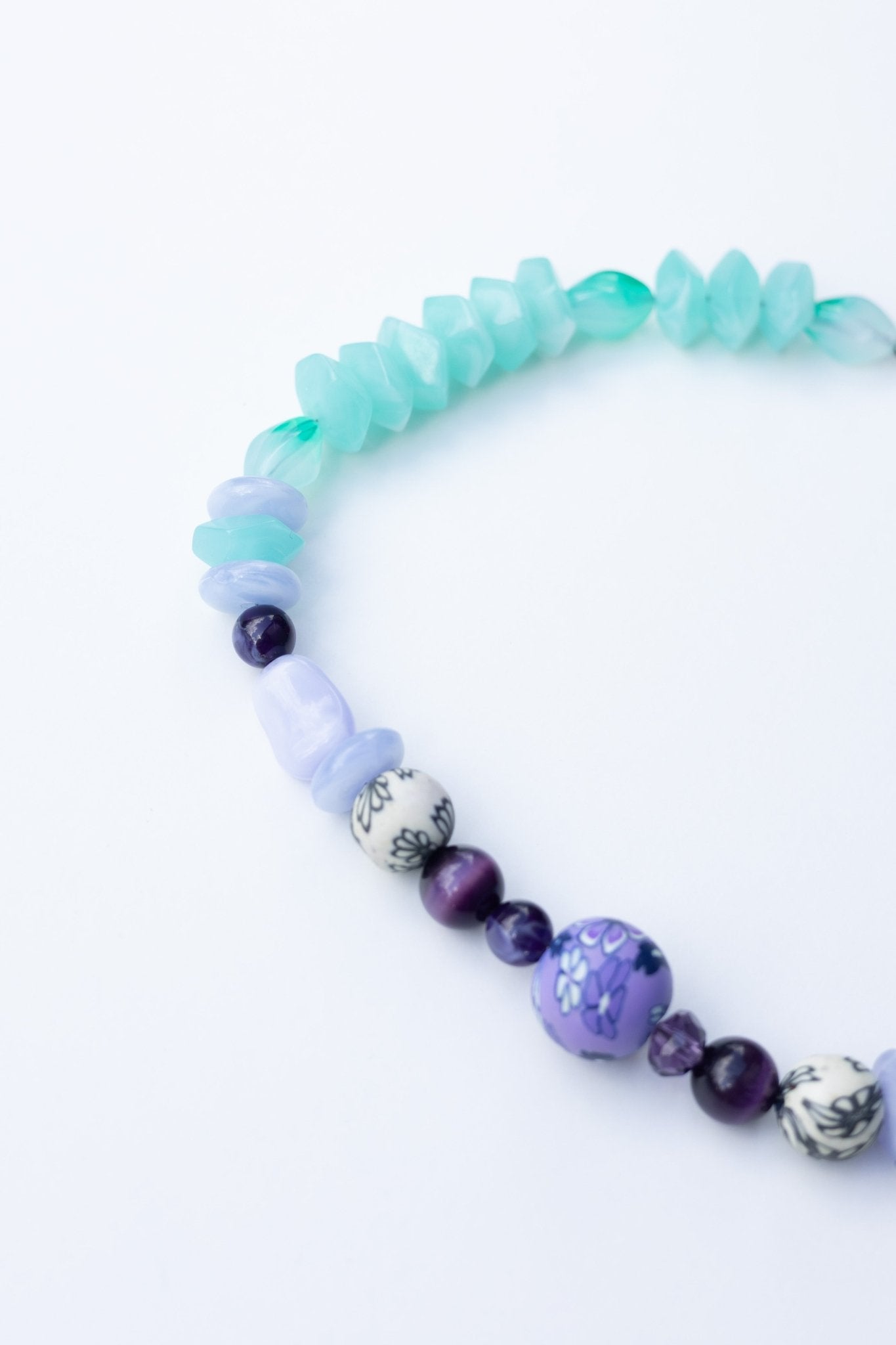 Collier en perles Iris & Menthe - Maison Zélie