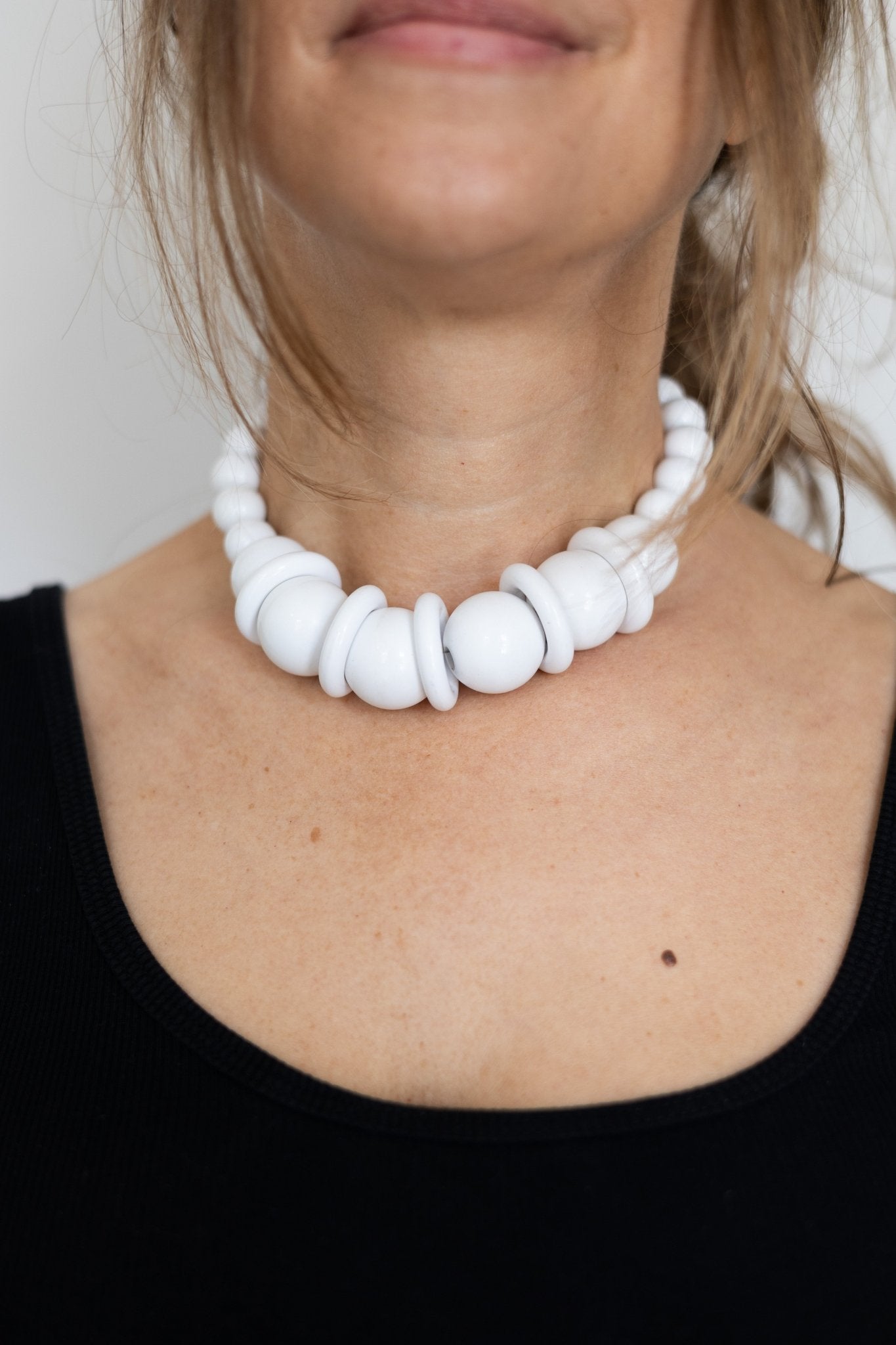 Collier en perles Lait Glacé - Maison Zélie