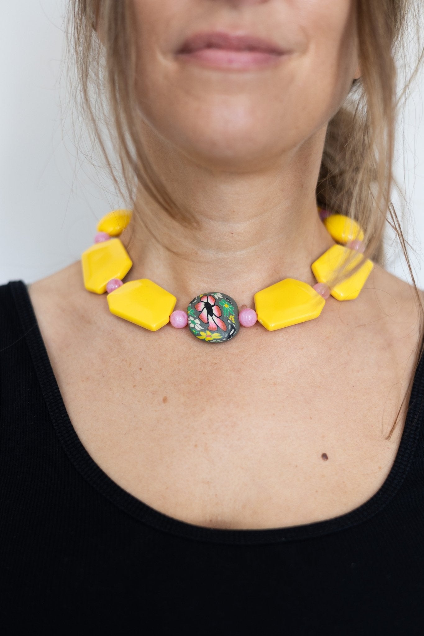 Collier en perles Pétale Soleil - Maison Zélie