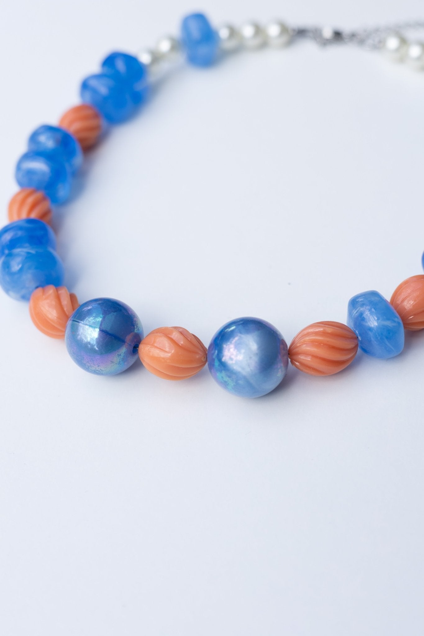 Collier perles Écume et corail - Maison Zélie