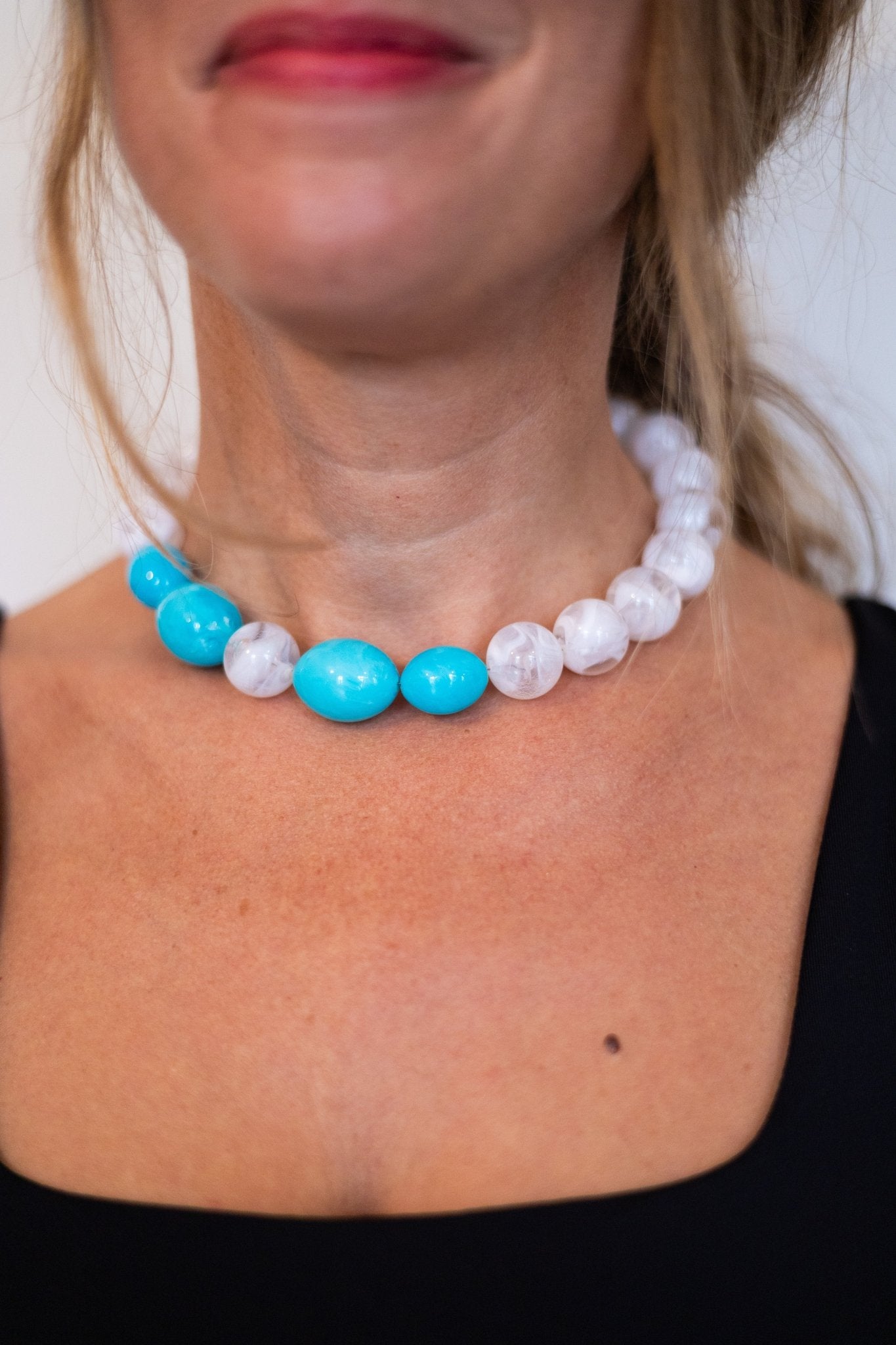 Collier perles Lagune Glacée - Maison Zélie