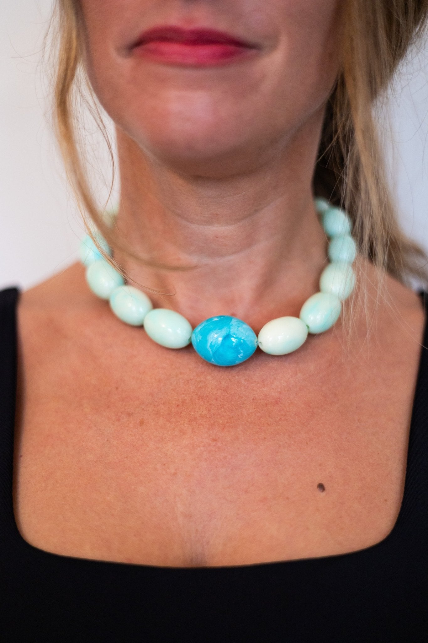 Collier perles Lagune Mentholée - Maison Zélie