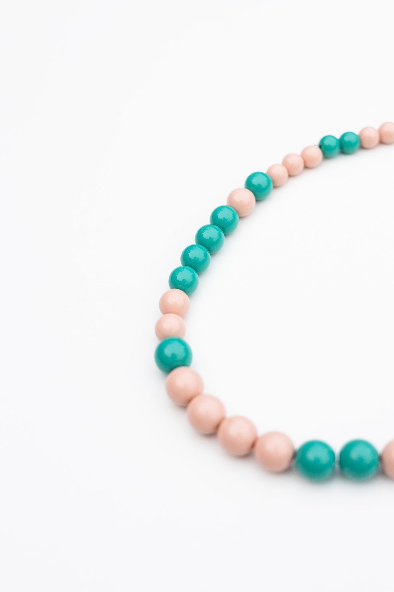 Collier perles Menthe Pêche - Maison Zélie