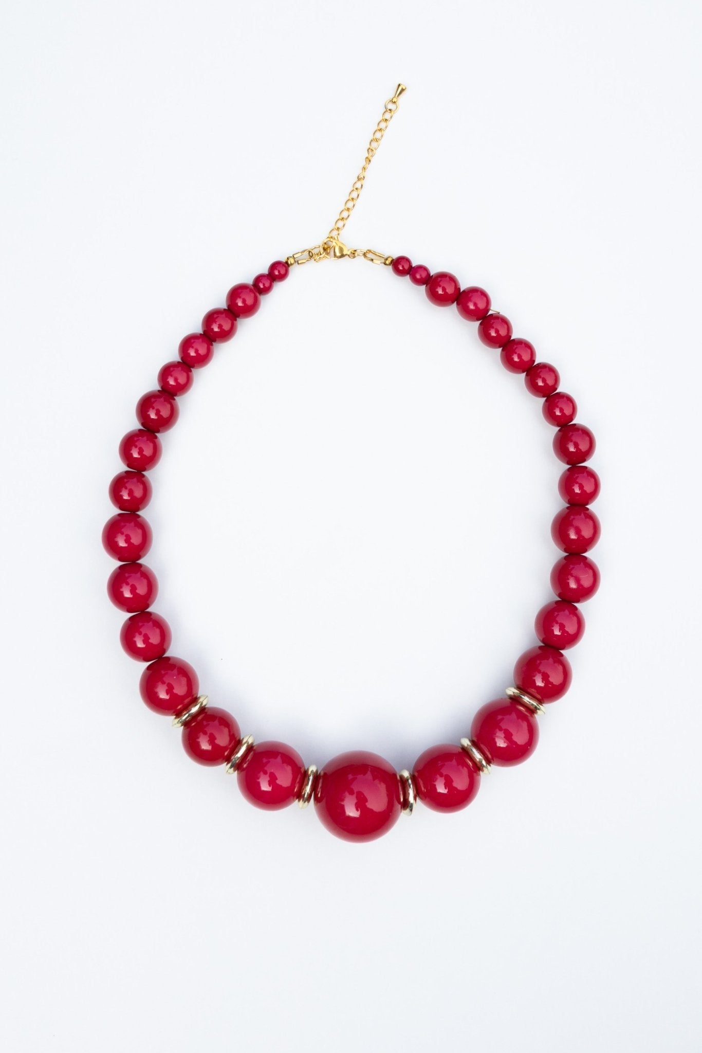 Collier perles Rouge opéra - Maison Zélie