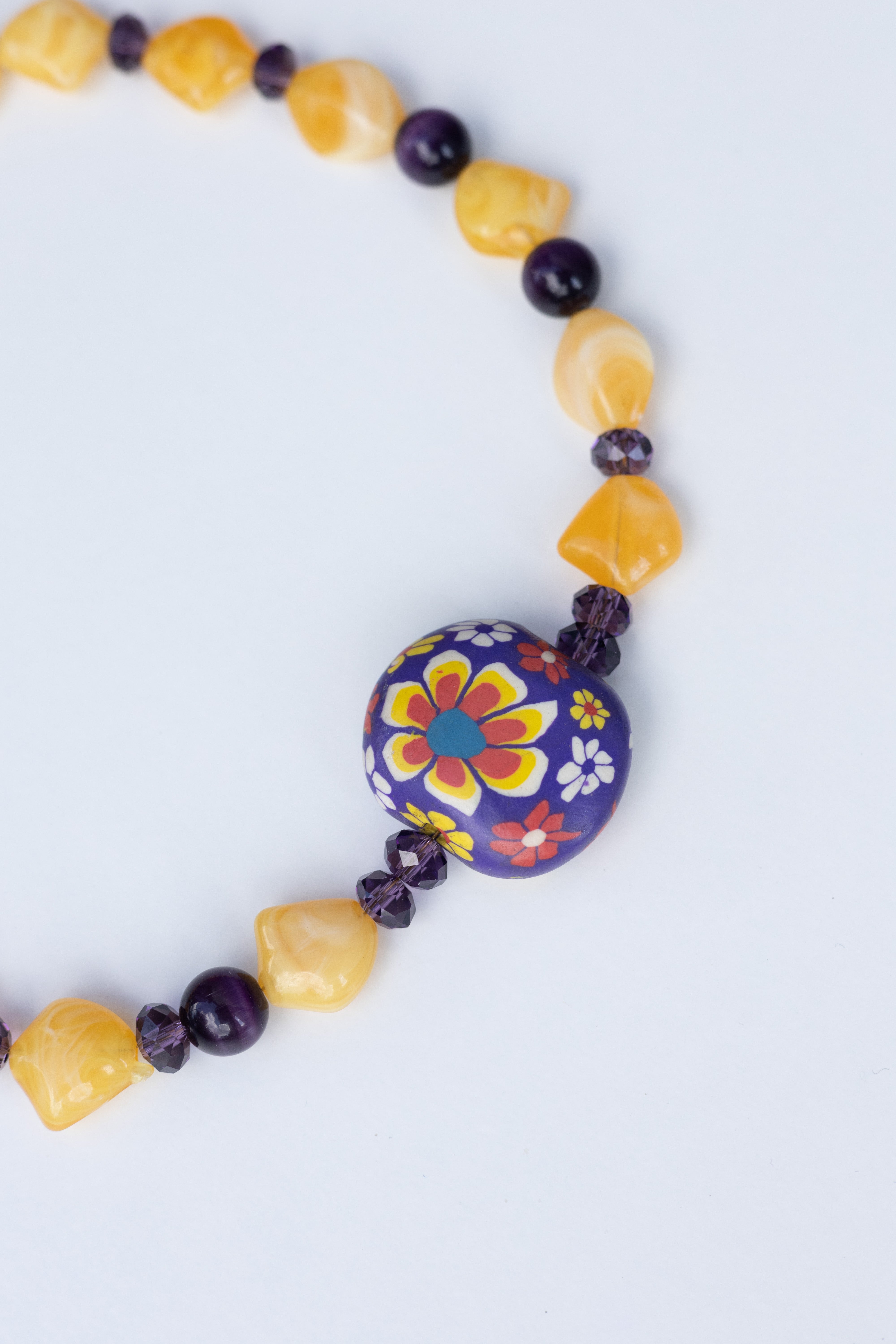 Collier en perles Fleur de Lune