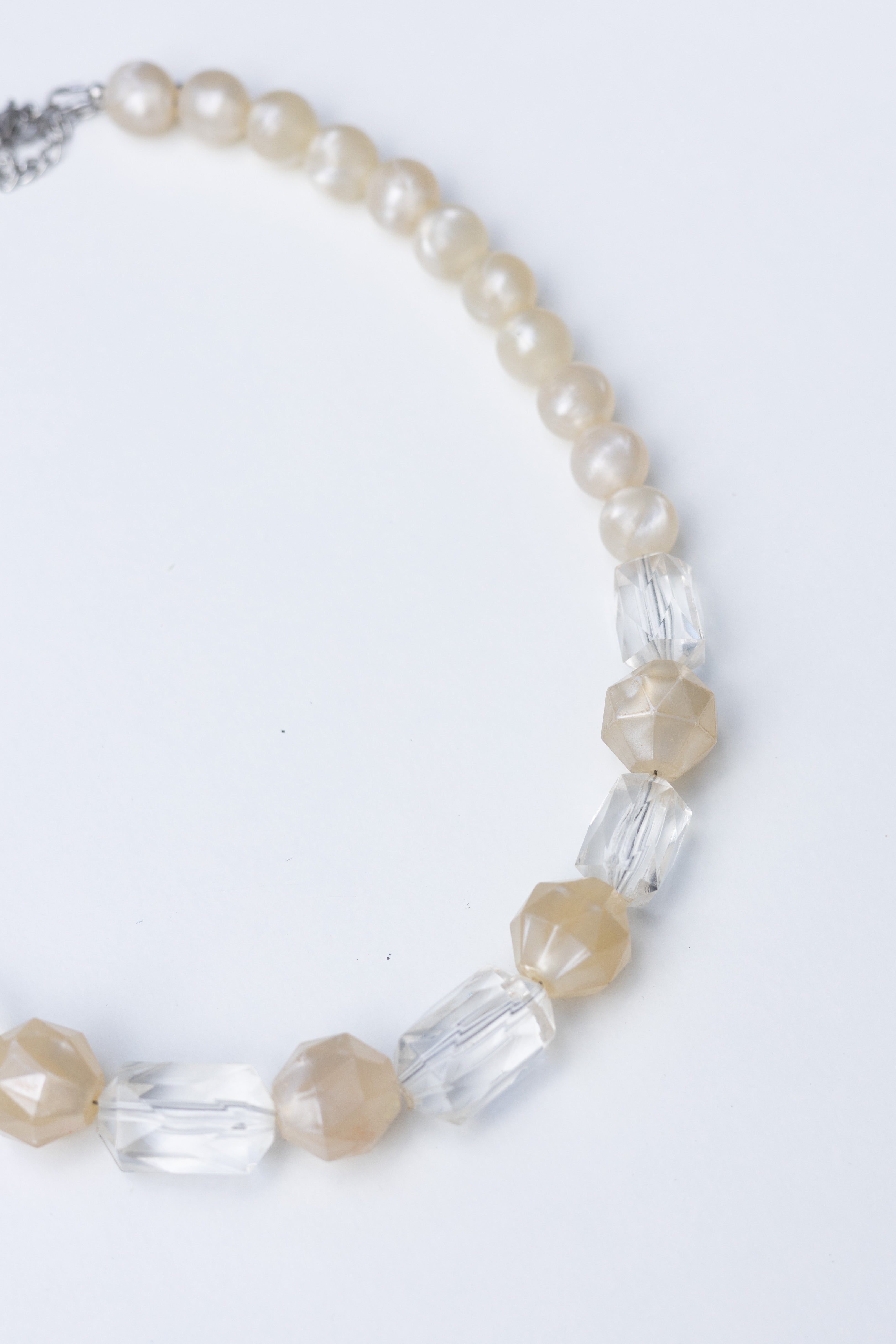 Collier perles Éclat Neige