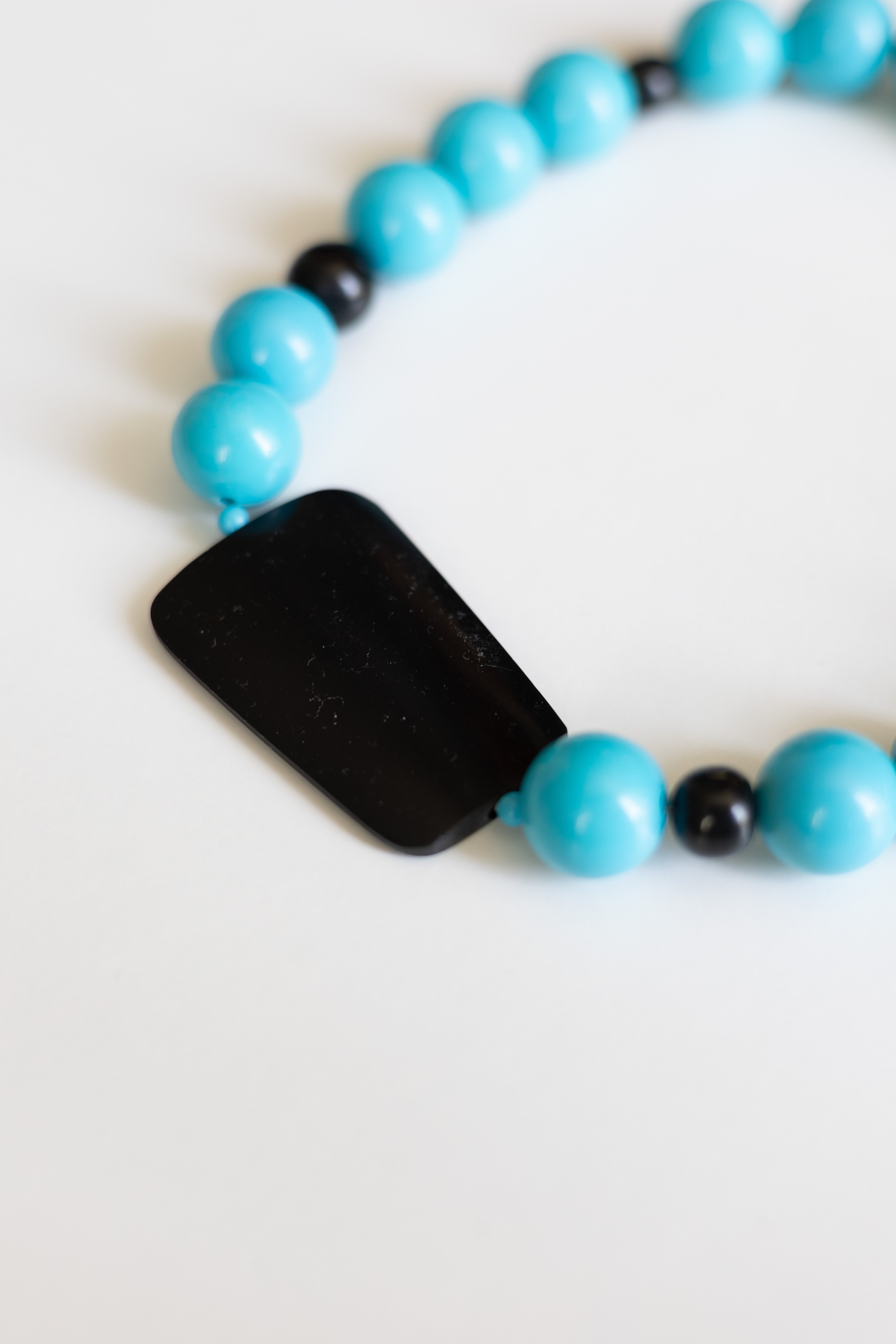 Oblique Turquoise Necklace